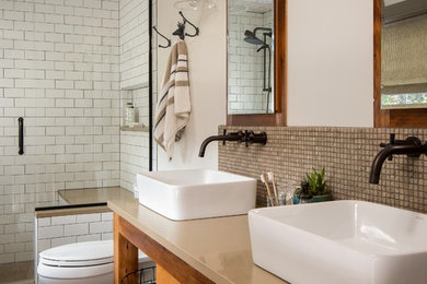 Bathroom - eclectic bathroom idea in Birmingham