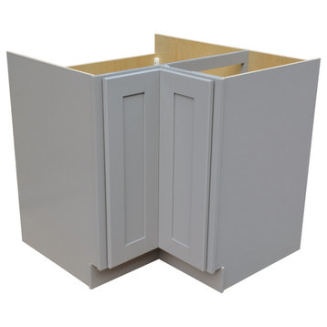Sunny Wood GSB36DC-A Grayson 36"W x 34-1/2"H Corner Base Cabinet - Dove Gray