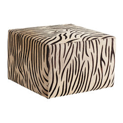 COWHIDE OTTOMAN - Footstools And Ottomans