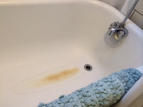 Damaged Clawfoot Tub Rusting How To, How To Repair Rusted Cast Iron Bathtub