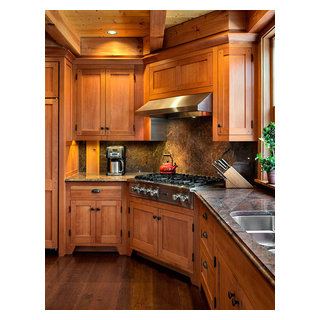 Alpine Ski Home - Rustic - Kitchen - Manchester - by Randy Trainor | Houzz