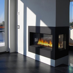 Spark Direct Vent Tri Vu 3ft Model 92 - Indoor Fireplaces