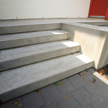 Concrete Porch an Driveway