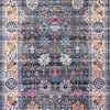 Traditional Vintage Classic Tinted Floral Area Rug, Gray, 7'10"x10'10"