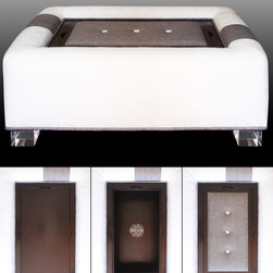 TrueBee&reg; Design - 'Lani' CROWN Storage Ottoman by TrueBee&reg; Design - Footstools And Ottomans