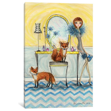 iCanvas Fiona and Fox Gallery Wrapped Canvas Art Print by Bella Pilar