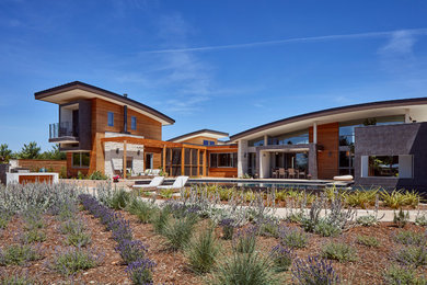 Home design - contemporary home design idea in Sacramento
