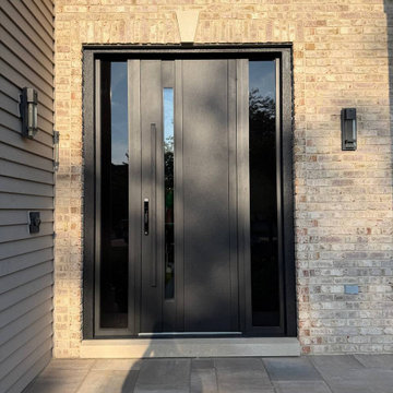 Dekton 0163 Ardesia Nero 84 x 80 with fingerprint smart lock