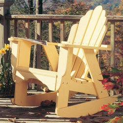 Fanback Rocker - Patio Furniture And Outdoor Furniture