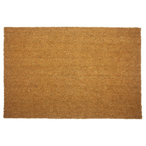 Entryways Blank Extra Thick Hand Woven Coir Doormat 18 X 30 Inch