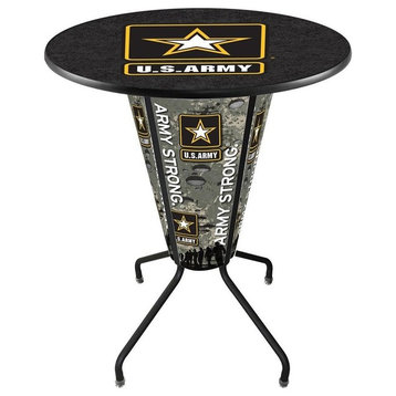 Lighted Army Pub Table