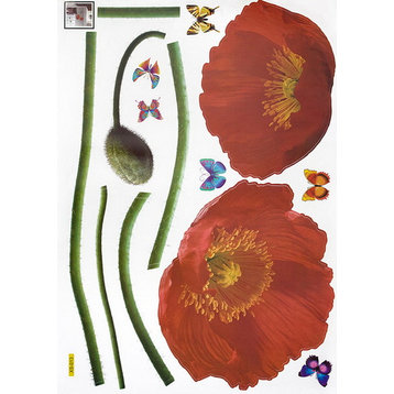 Redness Flowers - Large Wall Decals Stickers Appliques Home Decor
