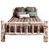 Montana Woodworks Transitional Wood California King Bed in Natural Lacquered