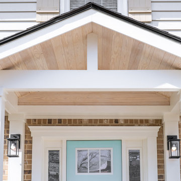 Timeless Curb Appeal: Front Portico Perfection