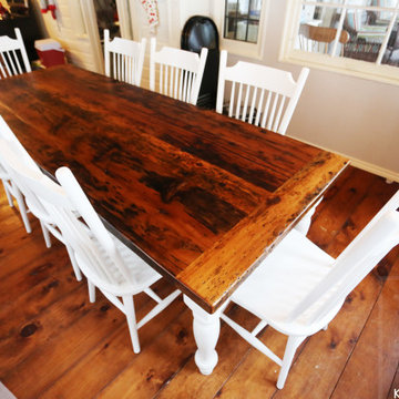 Reclaimed Wood Harvest Tables