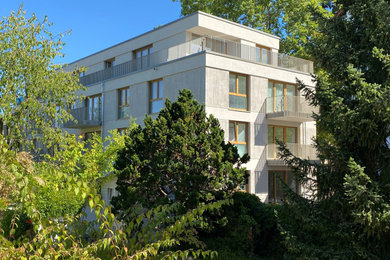 Modernes Haus mit Flachdach in Frankfurt am Main