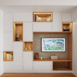 Paris - Projet Cottages - Bookcases