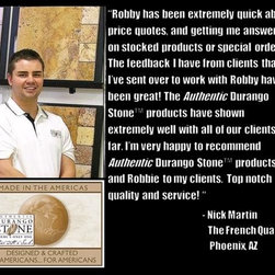 Authentic Durango Stone&trade; - Nick Martin Testimonial - Wall And Floor Tile
