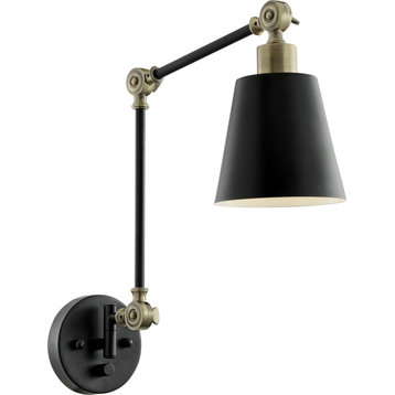 Norco Wall Lamp - Black Antique Brass