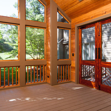 Screened-In Guest House for Giraffe Design Build
