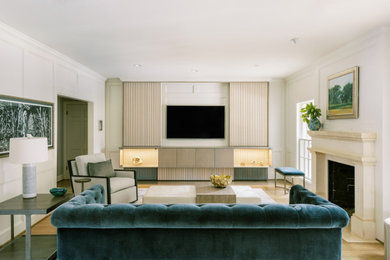 Family room - family room idea in Houston