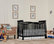 Dream On Me Violet 7-in-1 Convertible Life Style Crib, Black