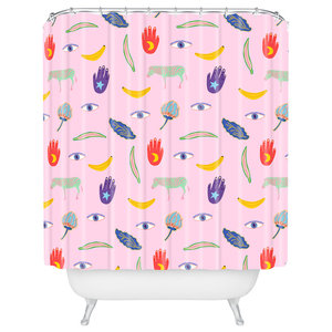 69 x 72 50744-shocur Deny Designs Valentina Ramos Unwavering Avis Shower Curtain