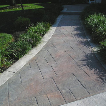 Stamped Concrete- Steps and Walkways