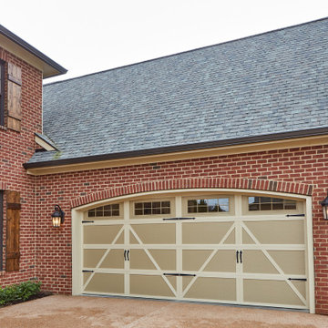 Carrington Tudor Brick & Kiamichi Thin Rock Home - Tennessee