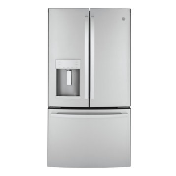 GE 36 Inch Freestanding Counter Depth French Door Refrigerator