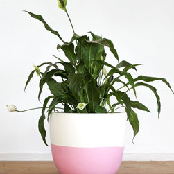 Pop & Scott Pink Dipped Pot | Pop & Scott - Indoor Pots And Planters