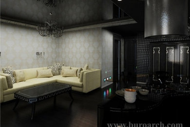 Идея дизайна: гостиная комната