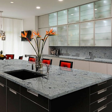 Colonial White Granite Kitchen