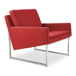 Nova Armchair | Red - Armchairs And Accent Chairs