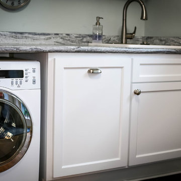 Full Home Custom Cabinets - Kitchen, Living Room, and Laundry Room