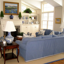 Blue and White