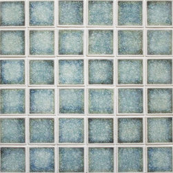 2x2 mosaic in Ocean quartz glaze. - Products
