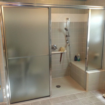 Sliding shower doors Frameless and Framed