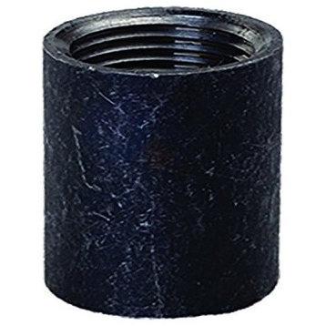 1-1/4" Merchant Steel Half Coupling, Female Connection, Straight Tapped Thread