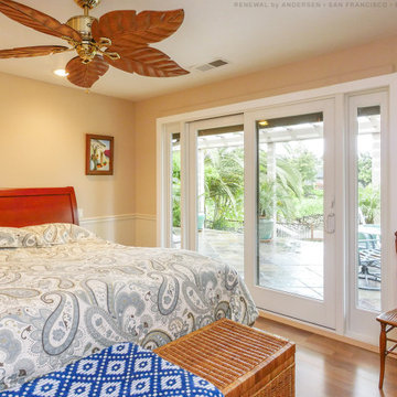 New Patio Door in Delightful Bedroom - Renewal by Andersen San Francisco Bay Are