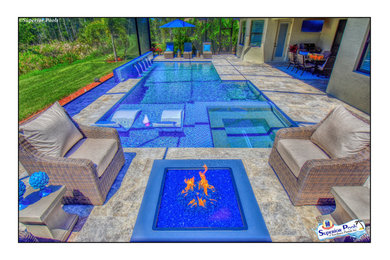 Pool - modern pool idea in Miami