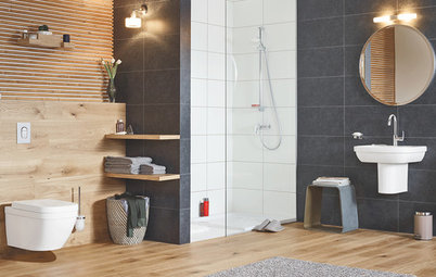 6 himmelska designkombinationer för badrummet