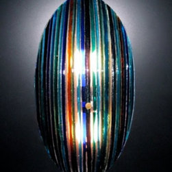 Brock Madison Glass LLC - Striped Sconce Fixture - Wall Sconces