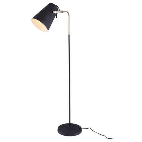 Sawyer Dark Grey Metal Floor Lighting