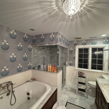 Wallpaper installation Bathroom in Fremont