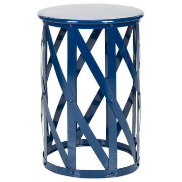 Travis Accent Table, Navy