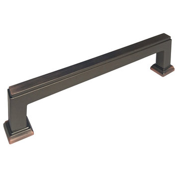 Oil Rubbed Bronze Modern Square Cabinet Pull Style, 3.75"-96mm
