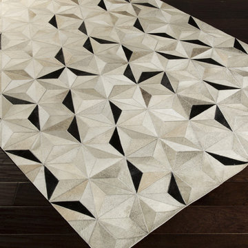 Trail Hand Crafted Rug in Charcoal / Gray / Light Gray by Surya -$1020.54