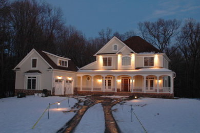 Example of a classic exterior home design in DC Metro
