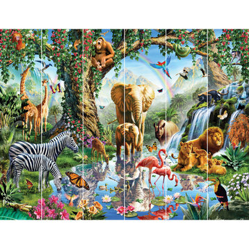 Jungle Lake Wall Mural